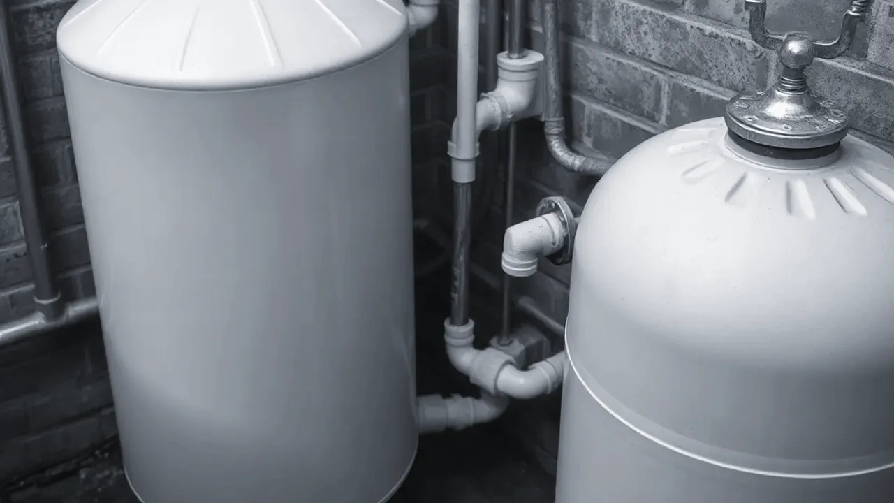 An elevated view across a site relevant to Water softener near Harrow